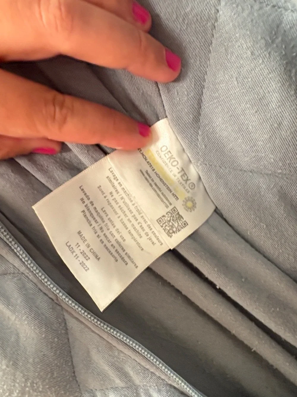 Euc dreamland blue weighted sack